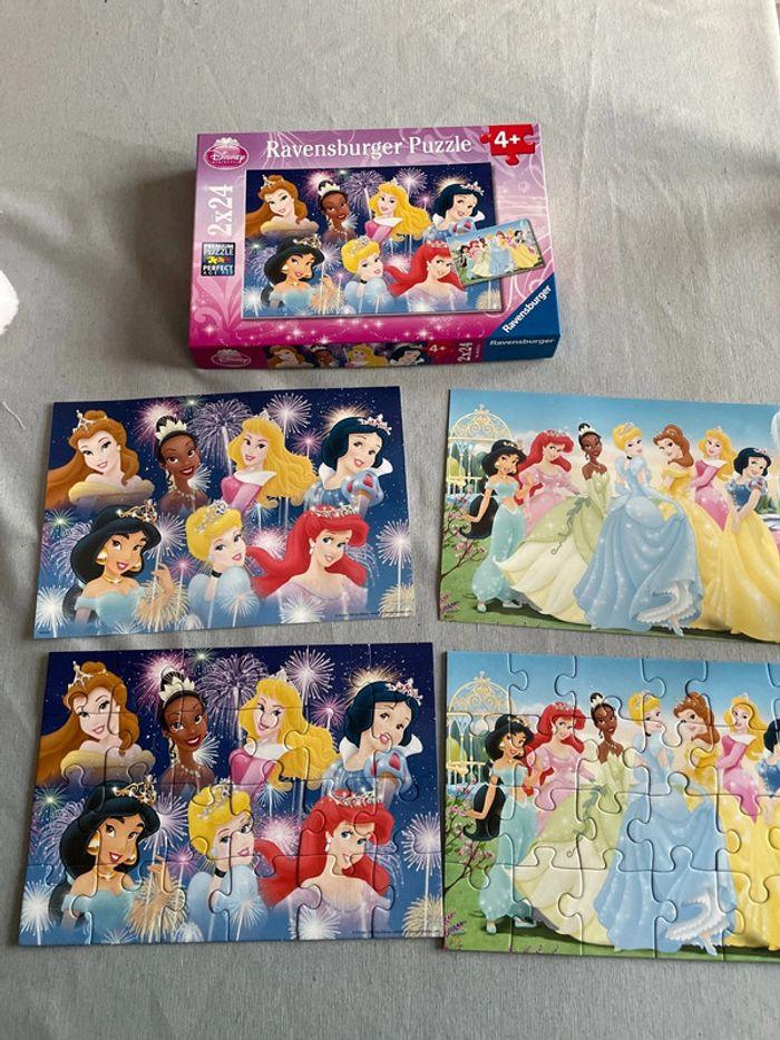 Lot 2 puzzles 24 pièces Disney Princesses - photo numéro 3