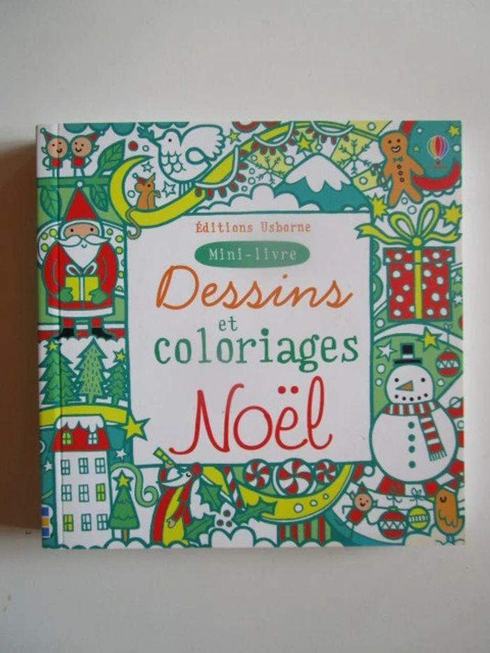 Dessins et coloriages Noël - Mini-livre - photo numéro 1