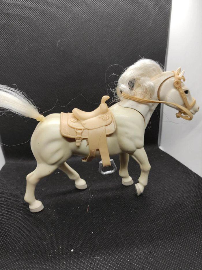 CHEVAL blanc articulé white  articulated horse #geektradelanard - photo numéro 3