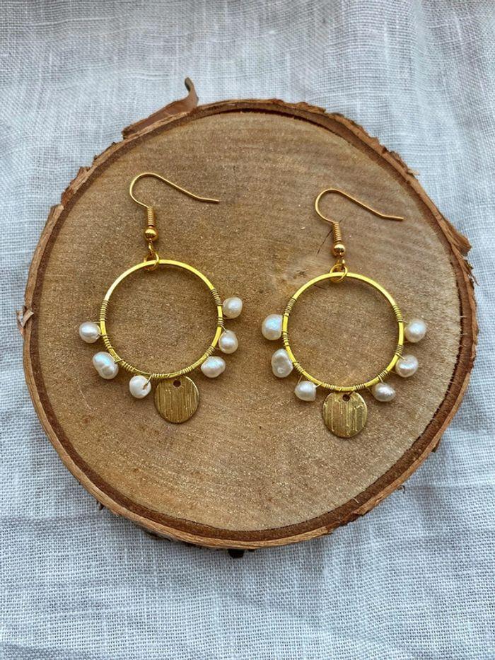 Boucles d’oreilles perles de culture