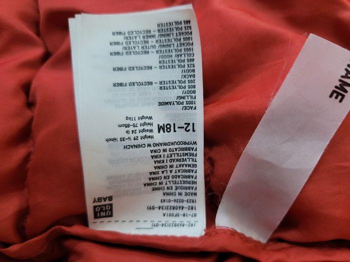 Parka léger matelassée uniqlo manteau doudoune bébé unisexe taille 12 à 18 mois - photo numéro 18