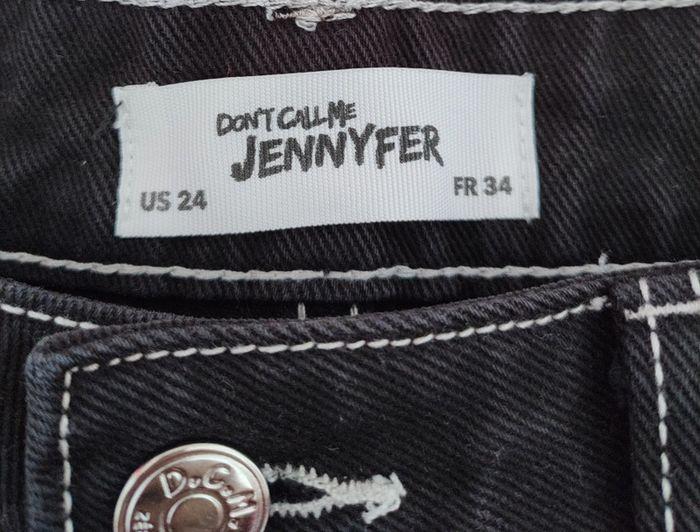 Jean noir droit cargo Jennyfer taille 34 - photo numéro 4