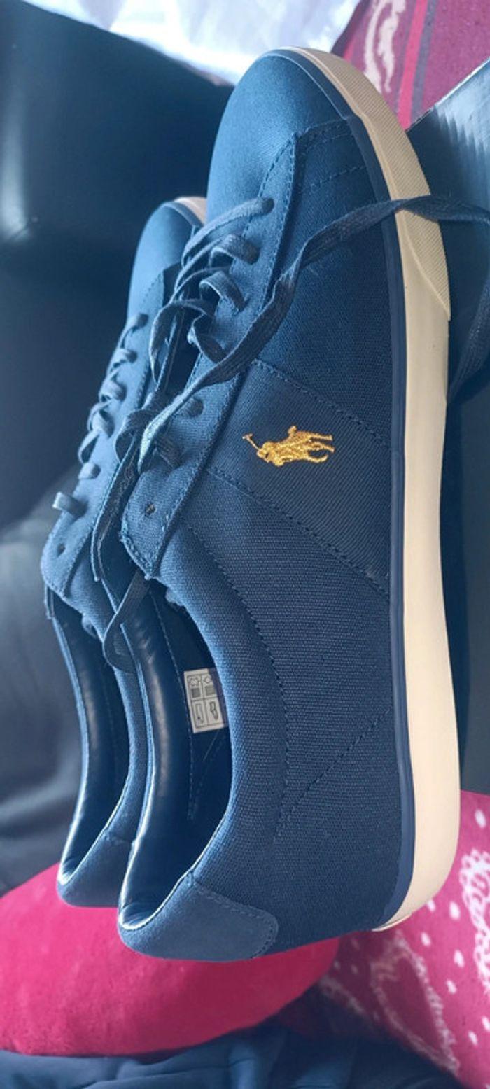 Baskets bleues Polo Ralph Lauren - photo numéro 4