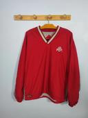 Pull / Veste Buckeyes Ohio State Logo Brodé 90's Vintage Rouge Taille M Homme