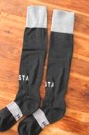 Chaussettes hautes  de  sport  - Noires  -  39/41  - Kipsta