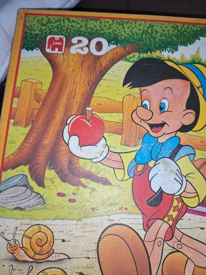 Puzzle pinocchio Walt Disney vintage - photo numéro 2