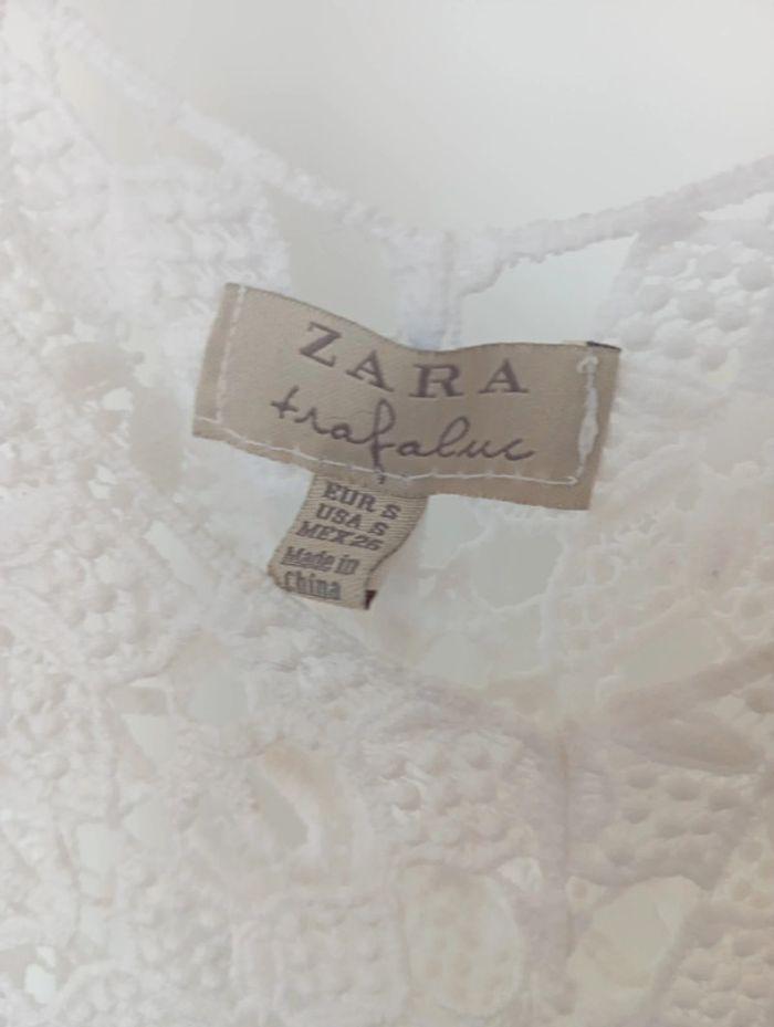 Débardeur Zara tout en broderie - photo numéro 2