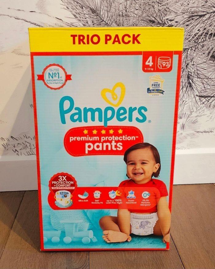 Trio Pack Pants Pampers Premium Protection Taille 4 - de 9 à 15 kg - photo numéro 1