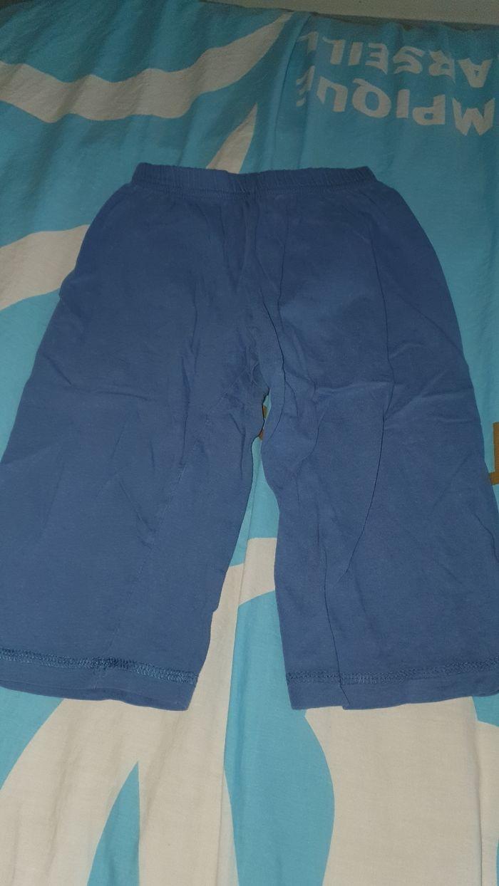 Bas de pyjama bleu