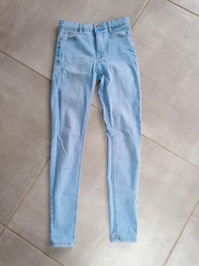 Pantalon jean bershka taille 36 denim - photo numéro 1