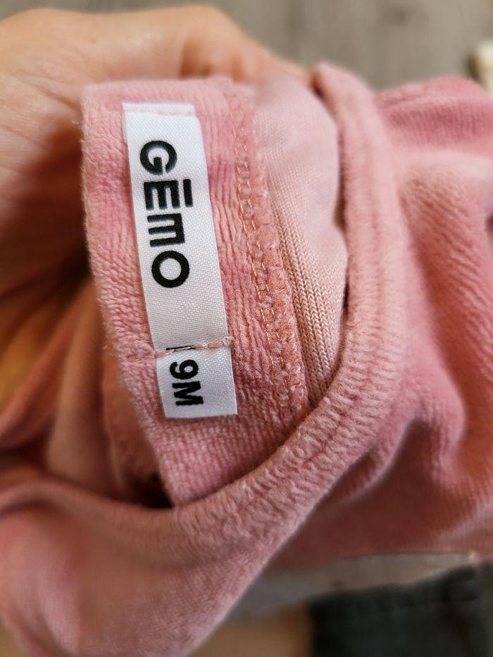 Grenouillère velour Gemo 9 mois - photo numéro 2