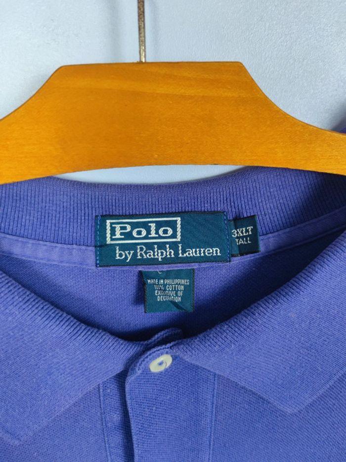 Polo Ralph Lauren Violet Logo Brodé Jaune Taille 3XL Homme - photo numéro 5