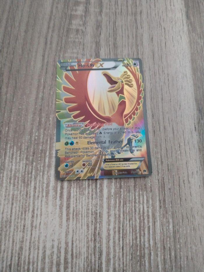 Ho oh carte pokemon