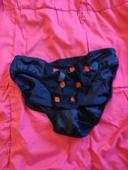 Culotte noire fleurie roses rouges Taille 36/38