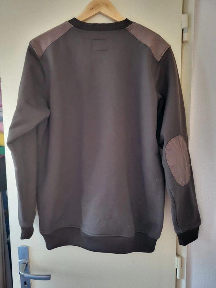 Sweat marron homme taille L - photo numéro 9