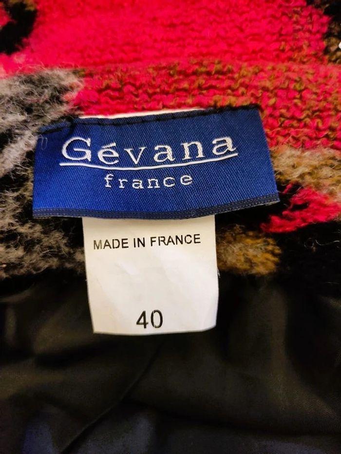 Veste colorée fuschia gris Gevana Taille 40 - photo numéro 4