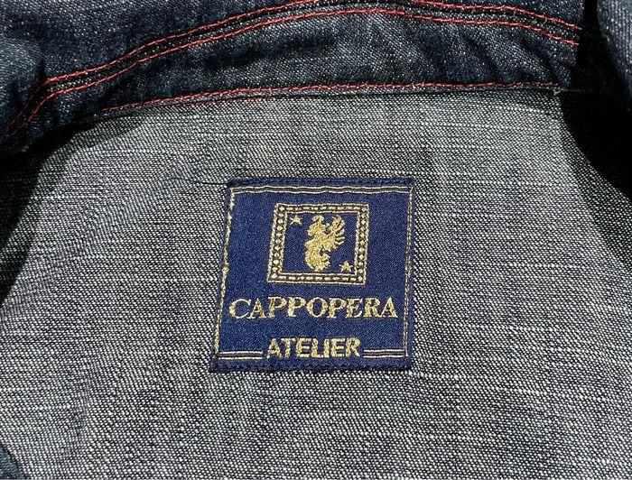 Veste blue jean originale boutons dorés et fils rouges M - photo numéro 9