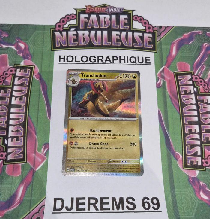 Carte Pokémon - Tranchodon Holographique 046/064 - Fable Nébuleuse EV6.5