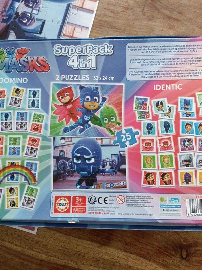 Puzzles pjmask Super pack 4in1 âge 3ans+ - photo numéro 12