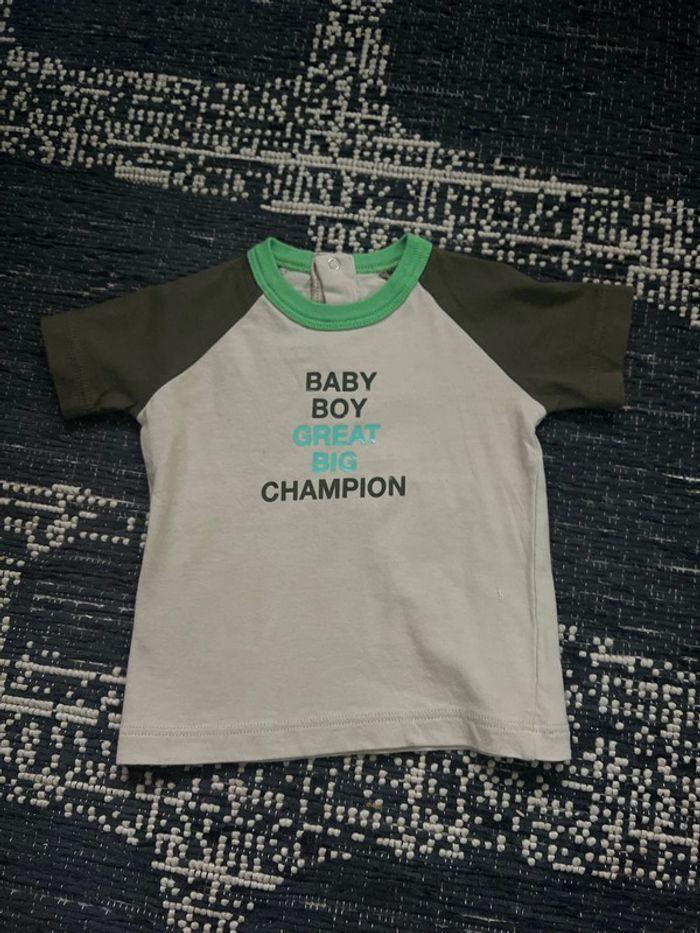 T-shirt benetton bébé garçon 3 mois - photo numéro 1