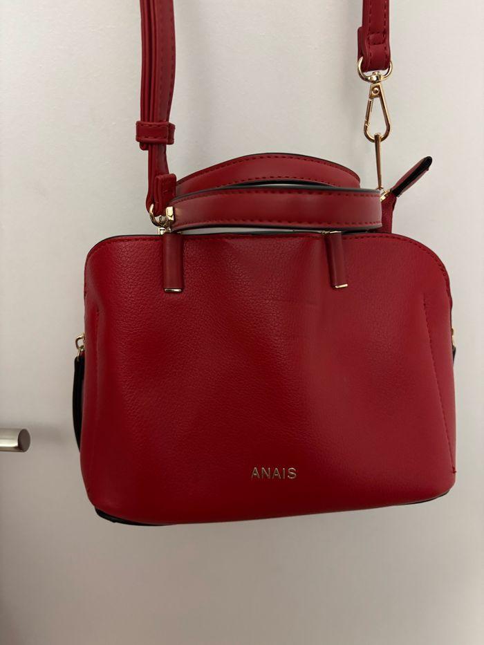 Sac en bandoulière rouge - Anaïs - photo numéro 1