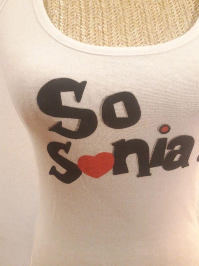 Debardeur de marque sonia by sonia Rykiel pour isa blanc taille s - photo numéro 7