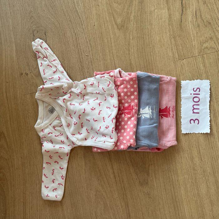 Lot 4 bodies petit bateau ml