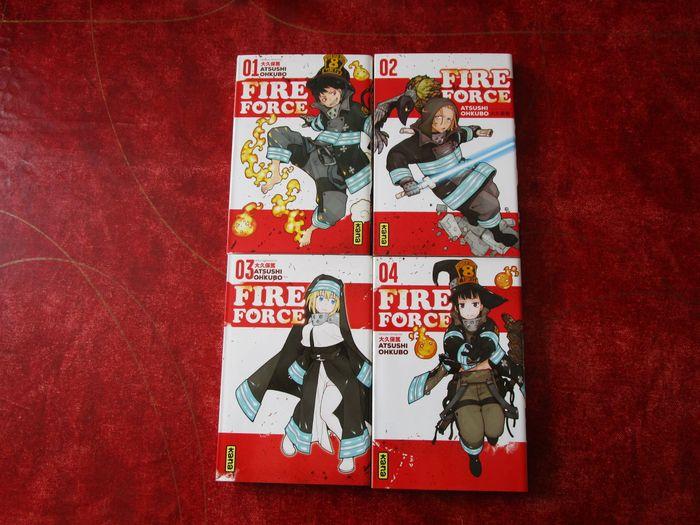 Lot de 4 tomes Fire Force