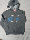 Sweat gilet zippé tissaia 8 ans