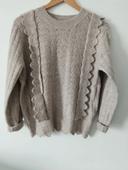 Pull tout doux beige