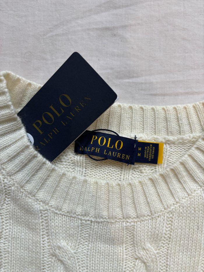 Pull Ralph Lauren Blanc - photo numéro 4