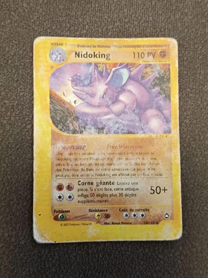 Carte pokémon nidoking