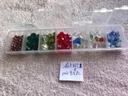 lot de 390 perles de cristal AB.