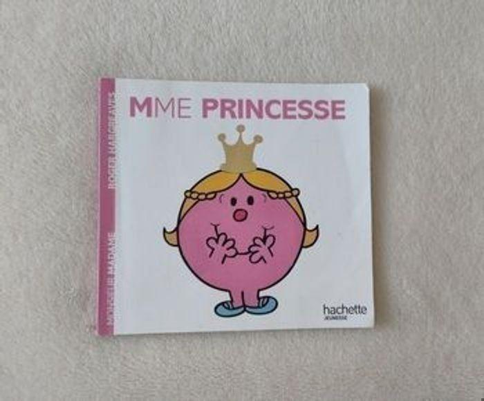 Livre Madame Princesse collection Monsieur Madame  Roger Hargreaves  Éditions Hachette Jeunesse