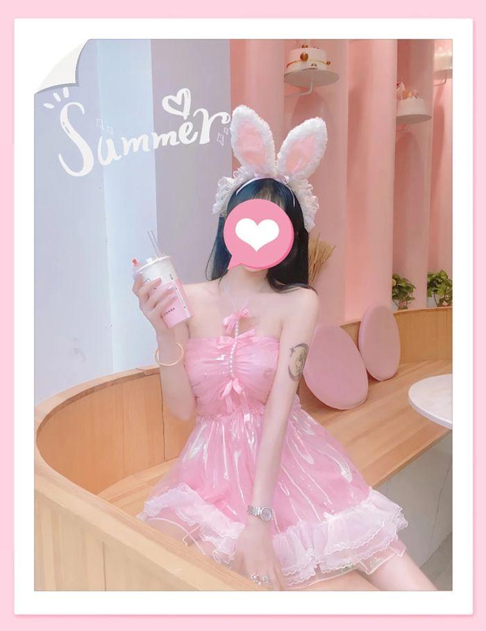 Dress Robe Pink Barbie Princess Cute Kawaii Lolita - photo numéro 7