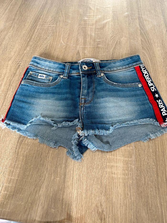 Short en jean Superdry - photo numéro 1