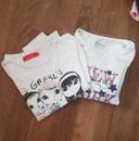 Lots  2 t shirts  tissaia 5 ans