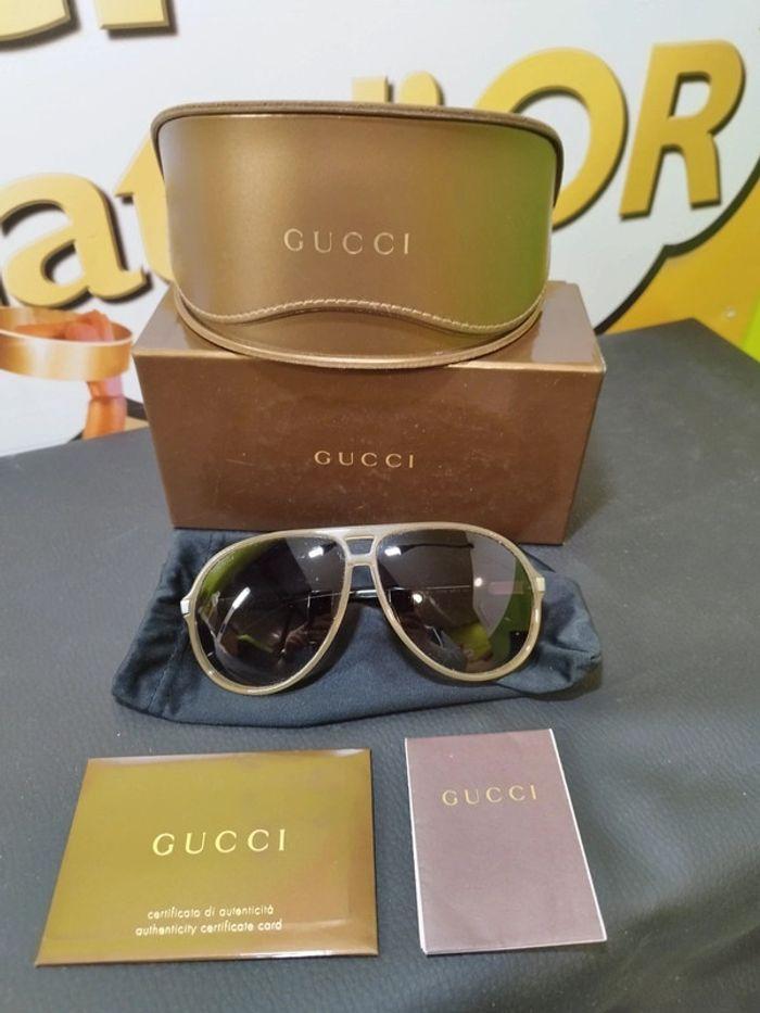 Lunette de soleil Gucci Aviator GG 1646/S - photo numéro 1