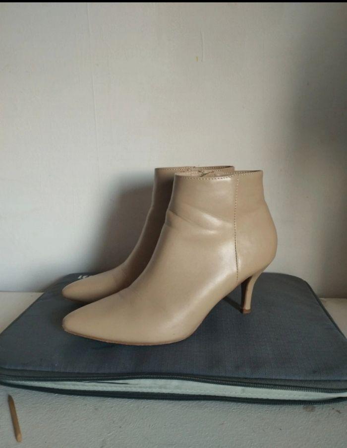 Bottines Allegra K, beige - photo numéro 1