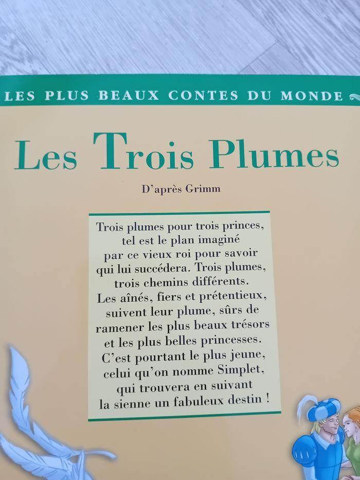 Livre les trois plumes raconté par marlene jobert - photo numéro 2