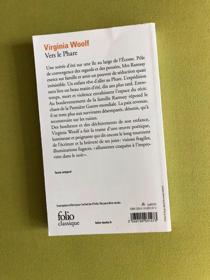 Livre poche Woolf vers le phare - photo numéro 2