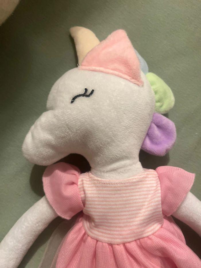 Poupée peluche licorne - photo numéro 2