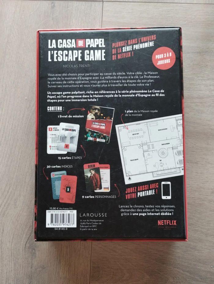 Escape game Casa de Papel - photo numéro 2