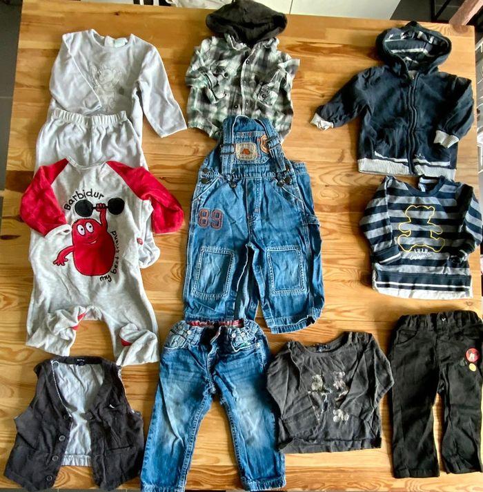 Lot de 10 vêtements taille 12 mois. - photo numéro 1