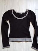 Pull fin noir H&M