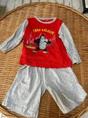 Pyjama fin avec short 5 ans tissaia