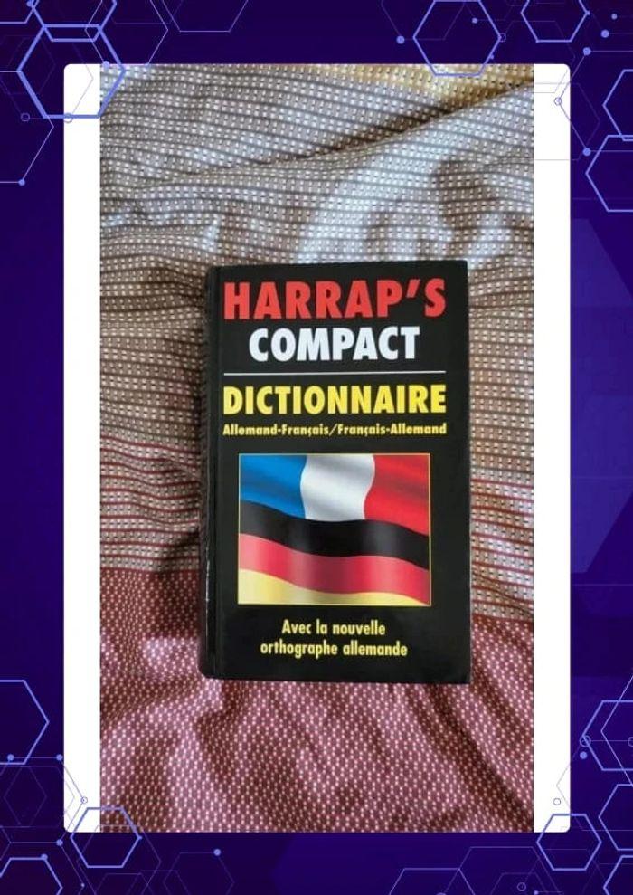 💦 Dictionnaire Harrap's Francais Allemand - photo numéro 1