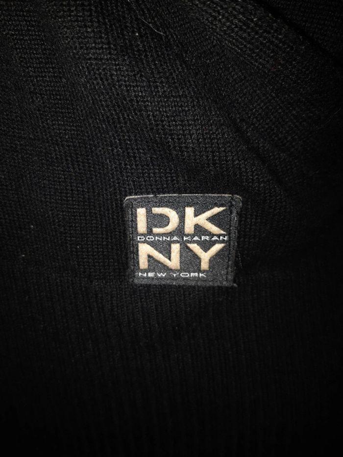 Pull noir DKNY 16 ans col fausse fourrure - photo numéro 5