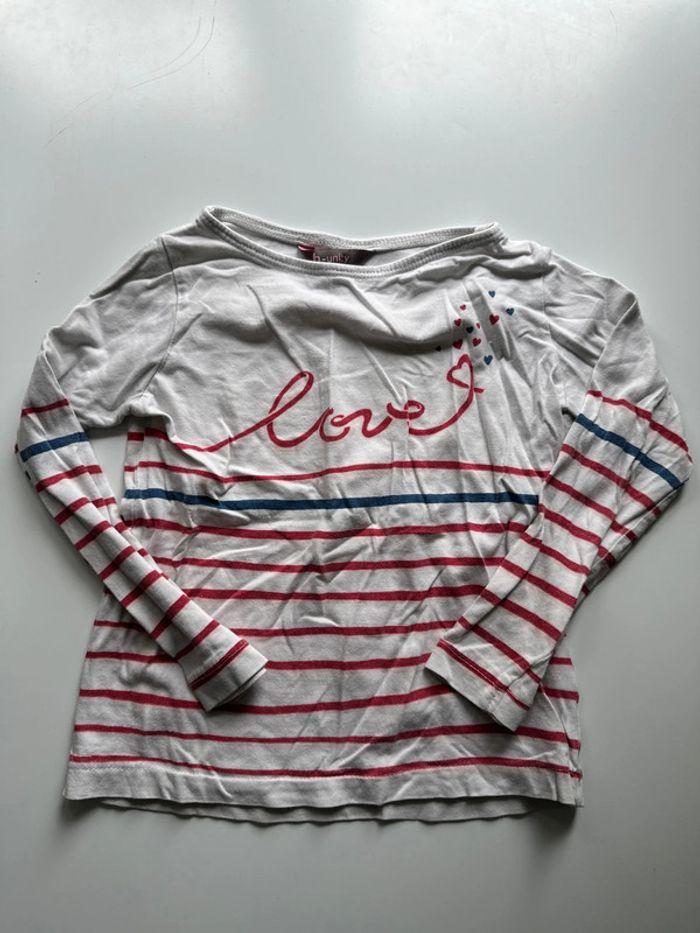 Lot 6 tee shirt manche longue fille 6 ans - photo numéro 4