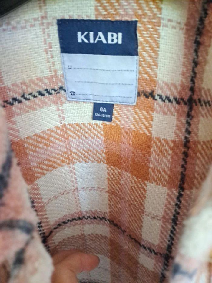 Veste surchemise à carreaux Kiabi 8 ans - photo numéro 3